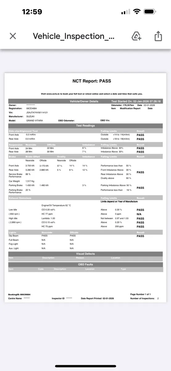 ‘06 Vitara low kms /new nct - Image 4