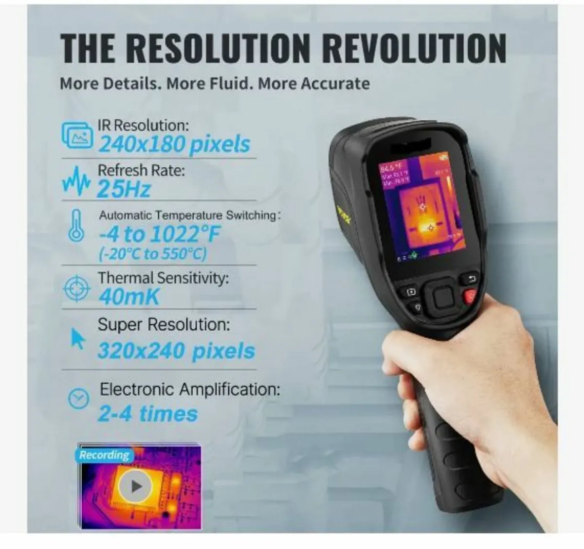 Thermal Imaging Camera, 320 x 240 Pixels - Image 3