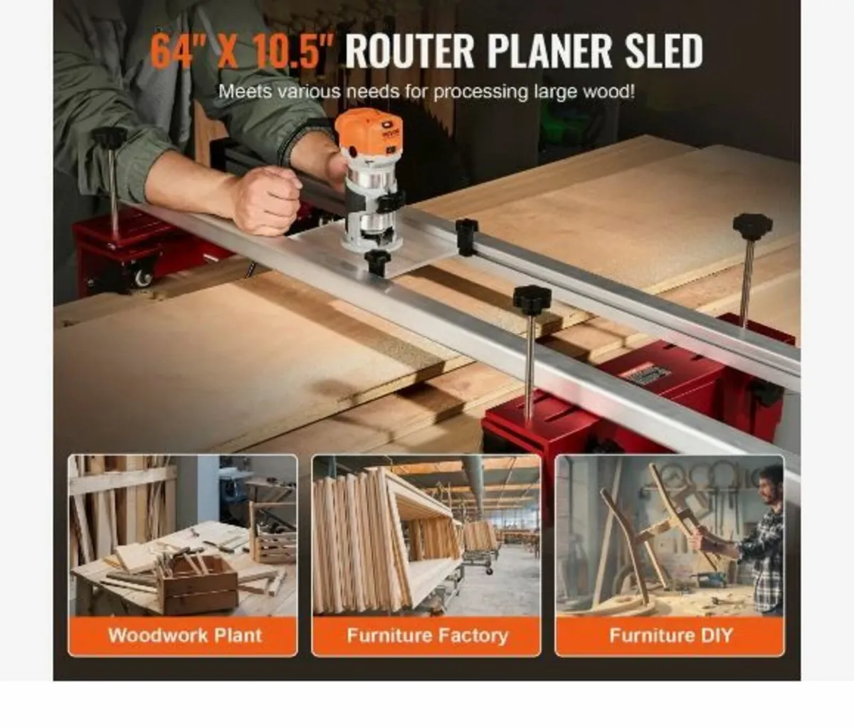 Router Sled, 64 inches/162.6 cm - Image 2