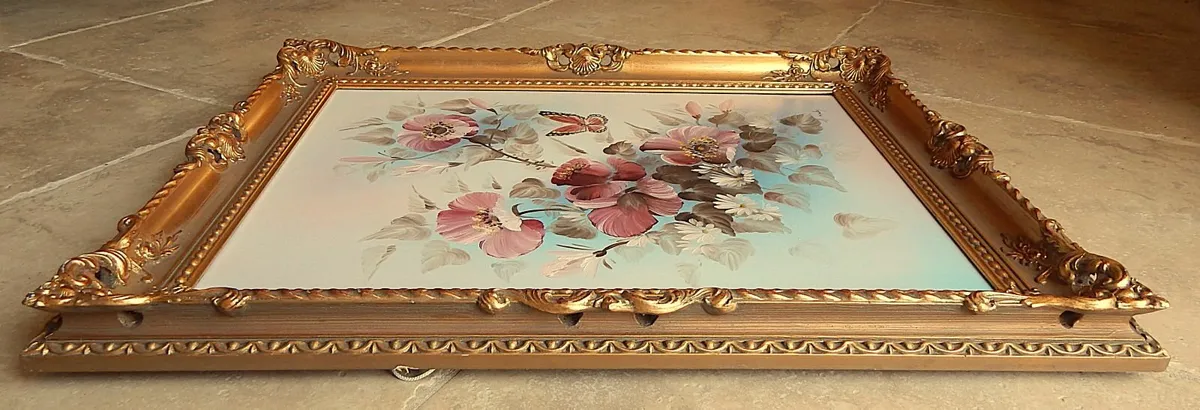 Large Signed Oil on Canvas in Ornate Wood Frame - Image 4