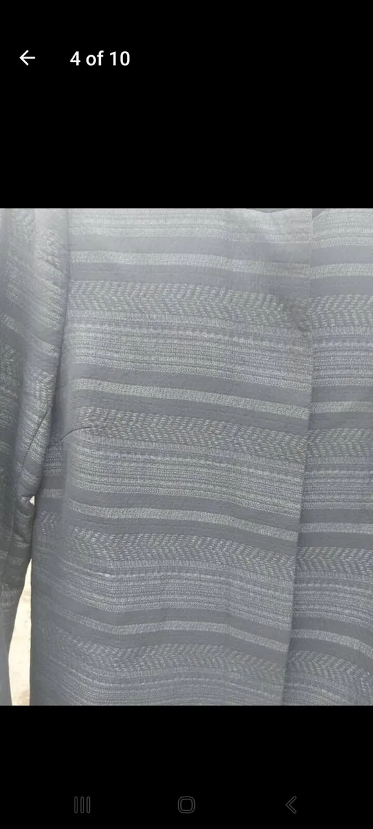 Asos ladies black and grey coat (free postage) - Image 4