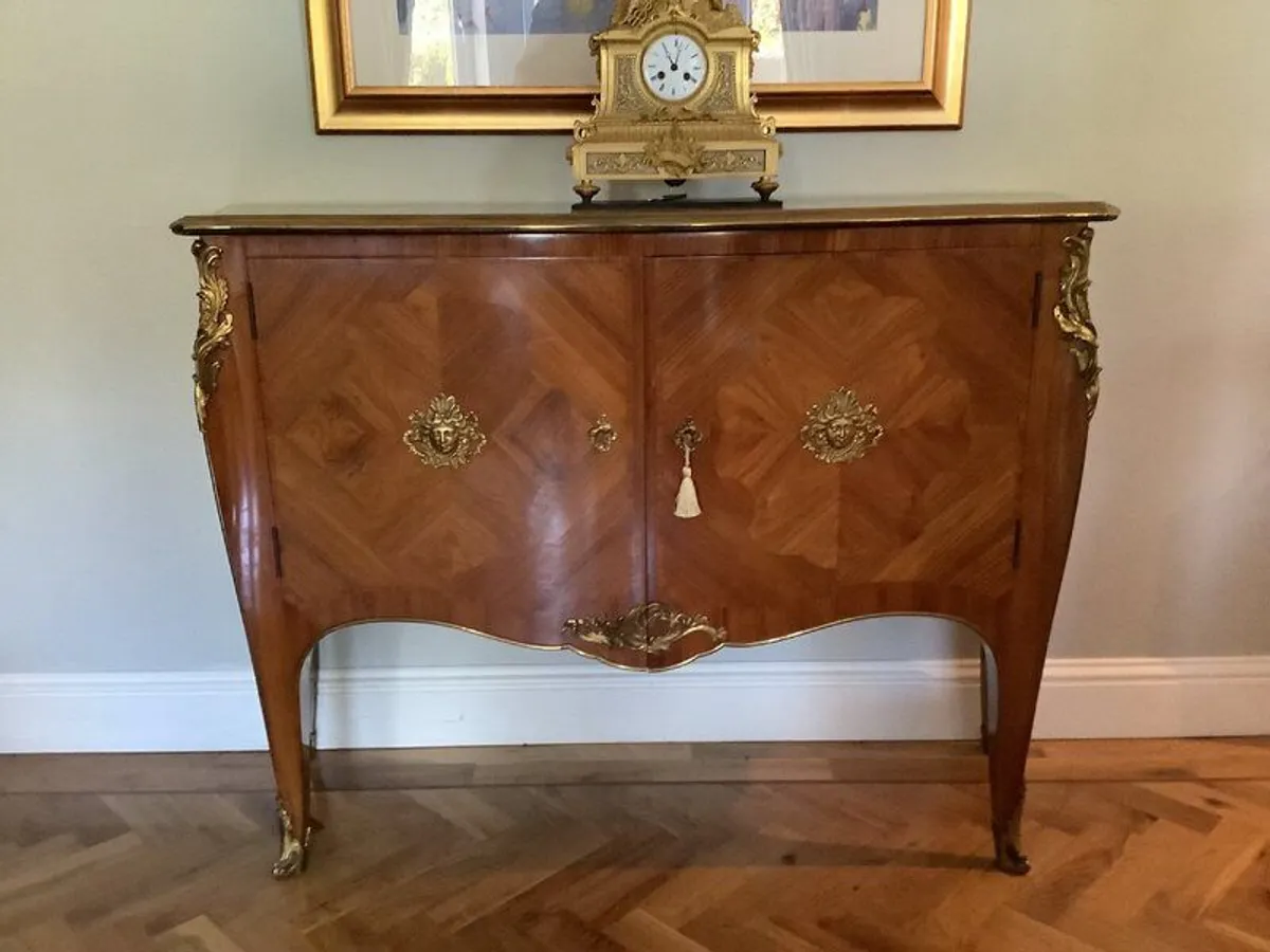 Antique French Louis XV  Bronze Mounted Sideboard - Image 1