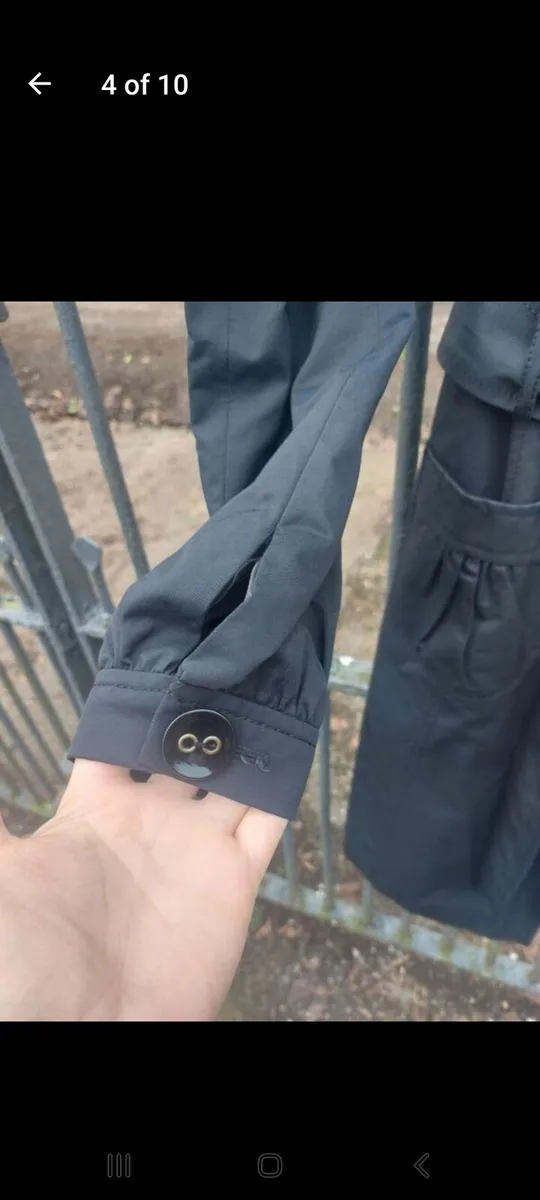 Wallis black ladies trench coat (free postage) - Image 4