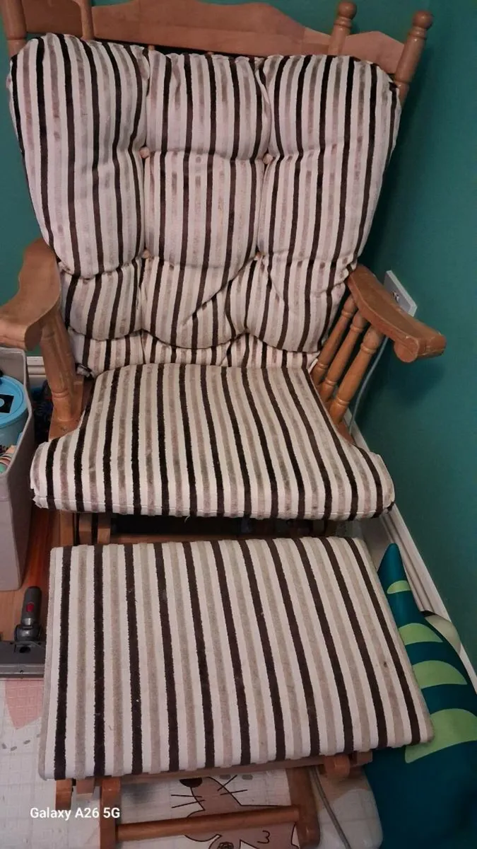 Rocking Chair and stoll - Image 2