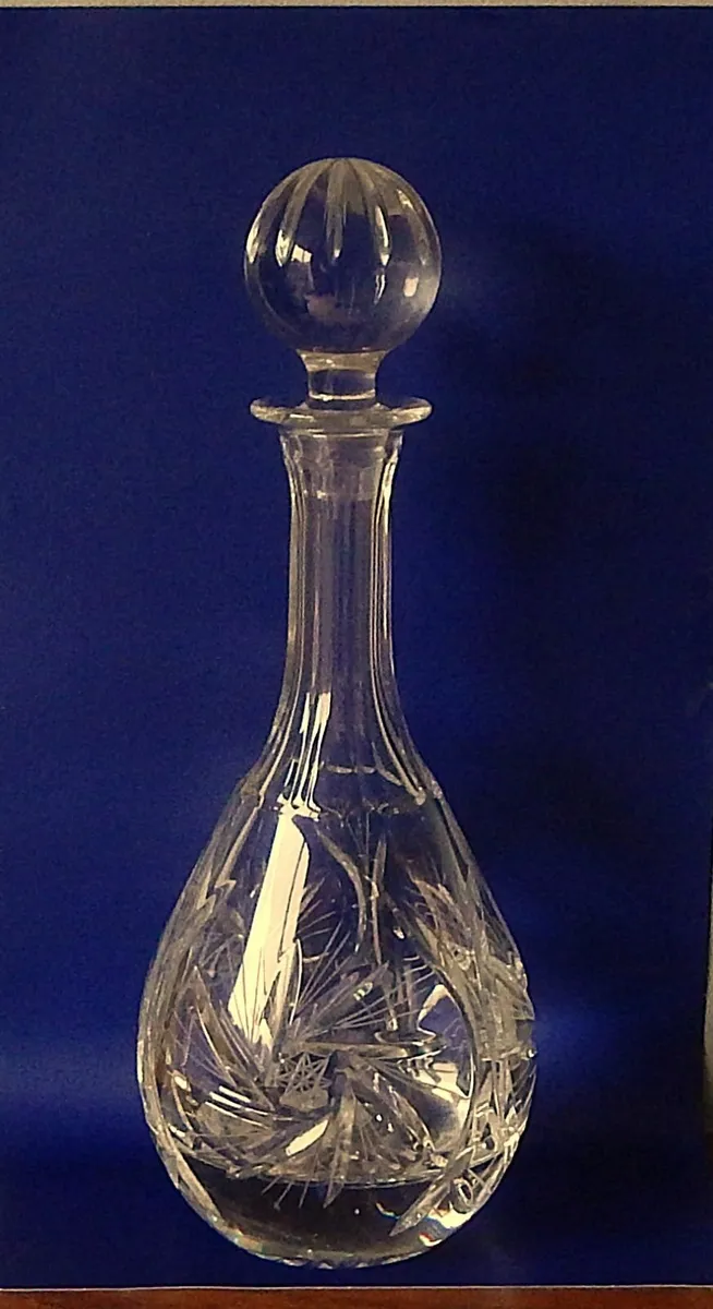 Heavy Cut Crystal Decanter - Image 1