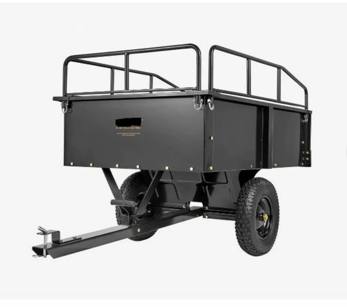 Heavy Duty ATV Trailer Steel Dump Cart - Image 3