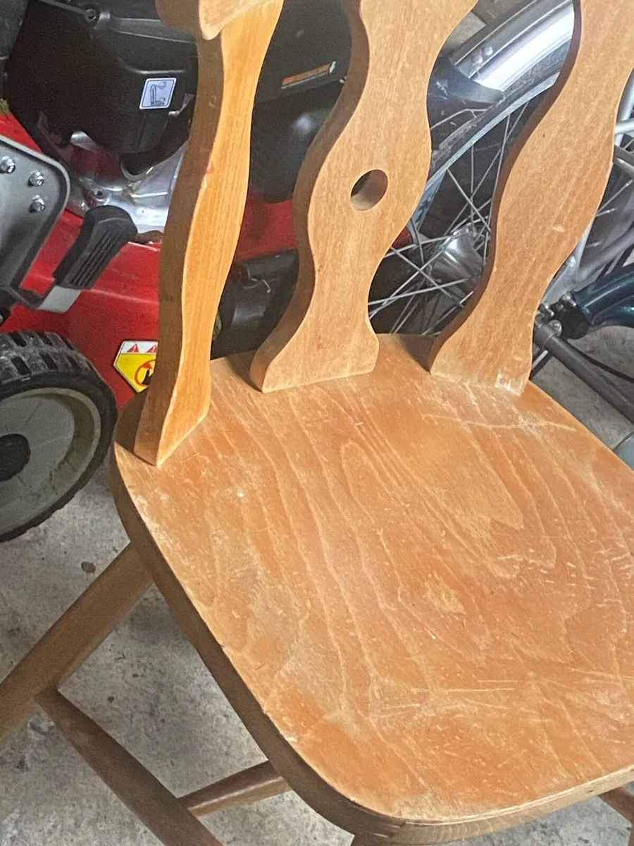 Wooden Kitchen Chairs - Image 3