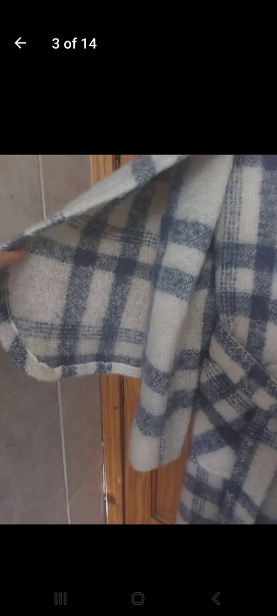 Donegal Design Vintage mohair wool cape coat - Image 2