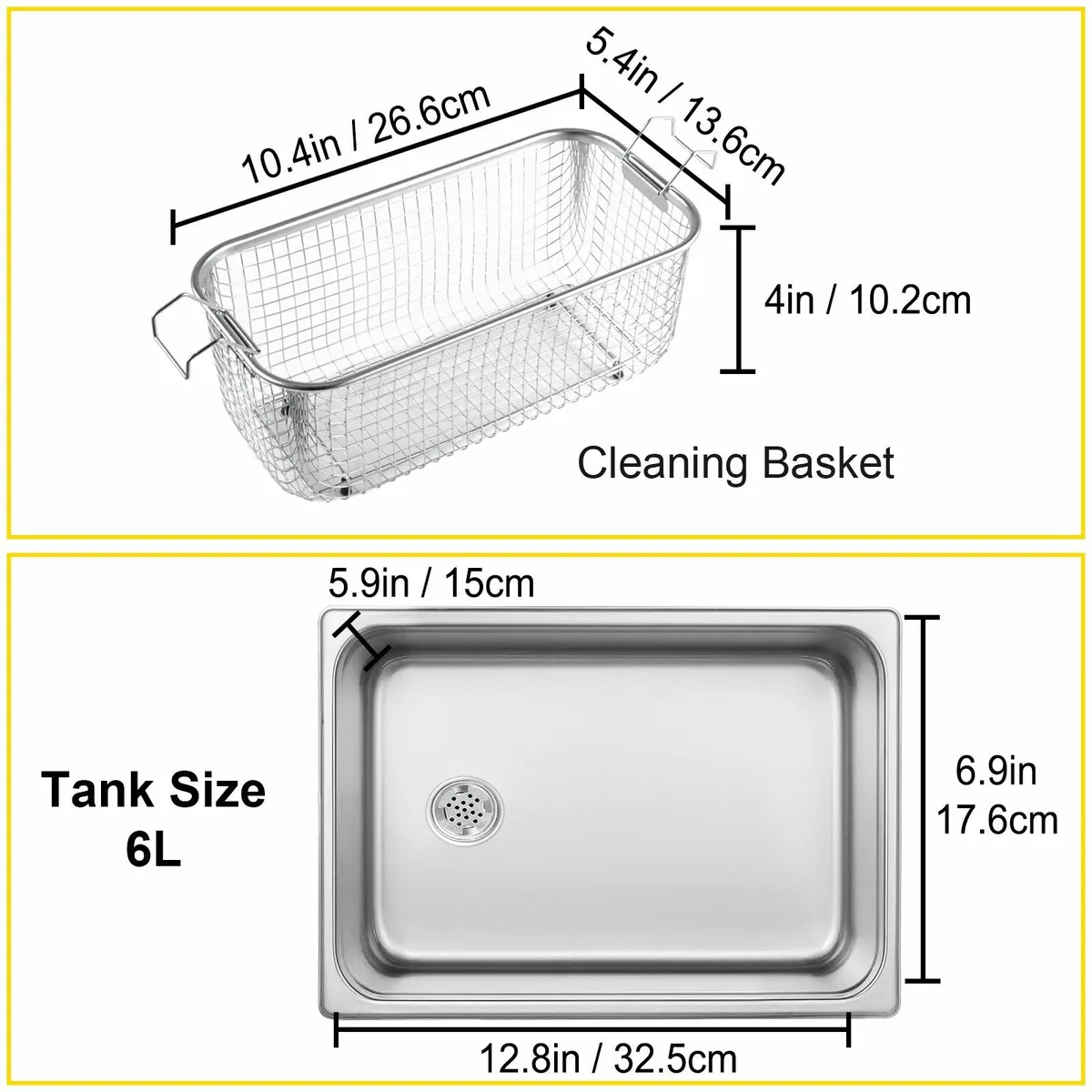 6L Ultrasonic Cleaner For Deep Cleaning With Timer - Image 4