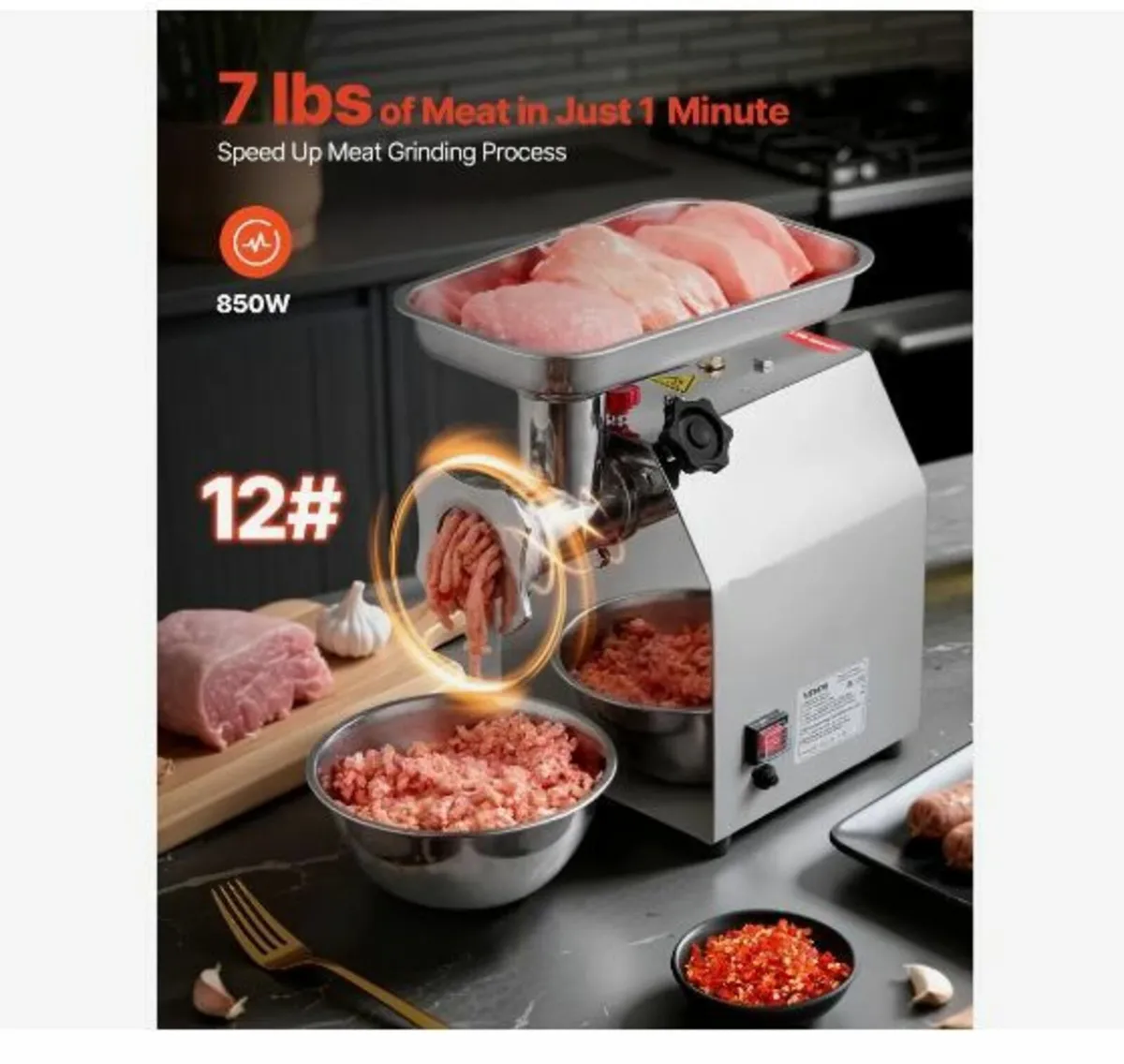 Commercial Electric Meat Grinder - Image 3