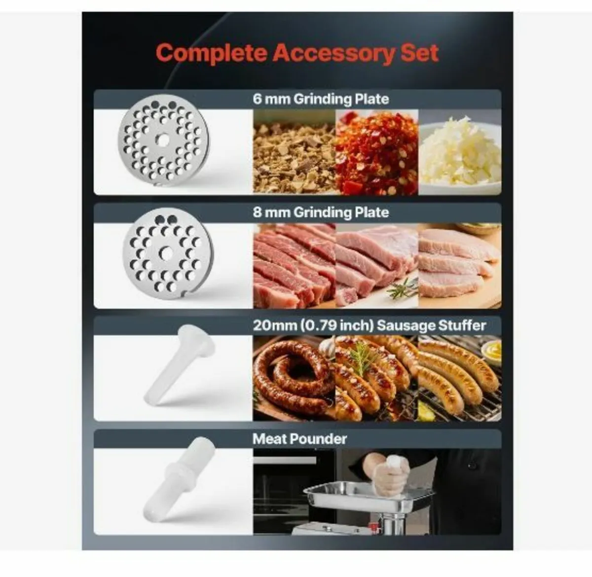 Commercial Electric Meat Grinder - Image 4