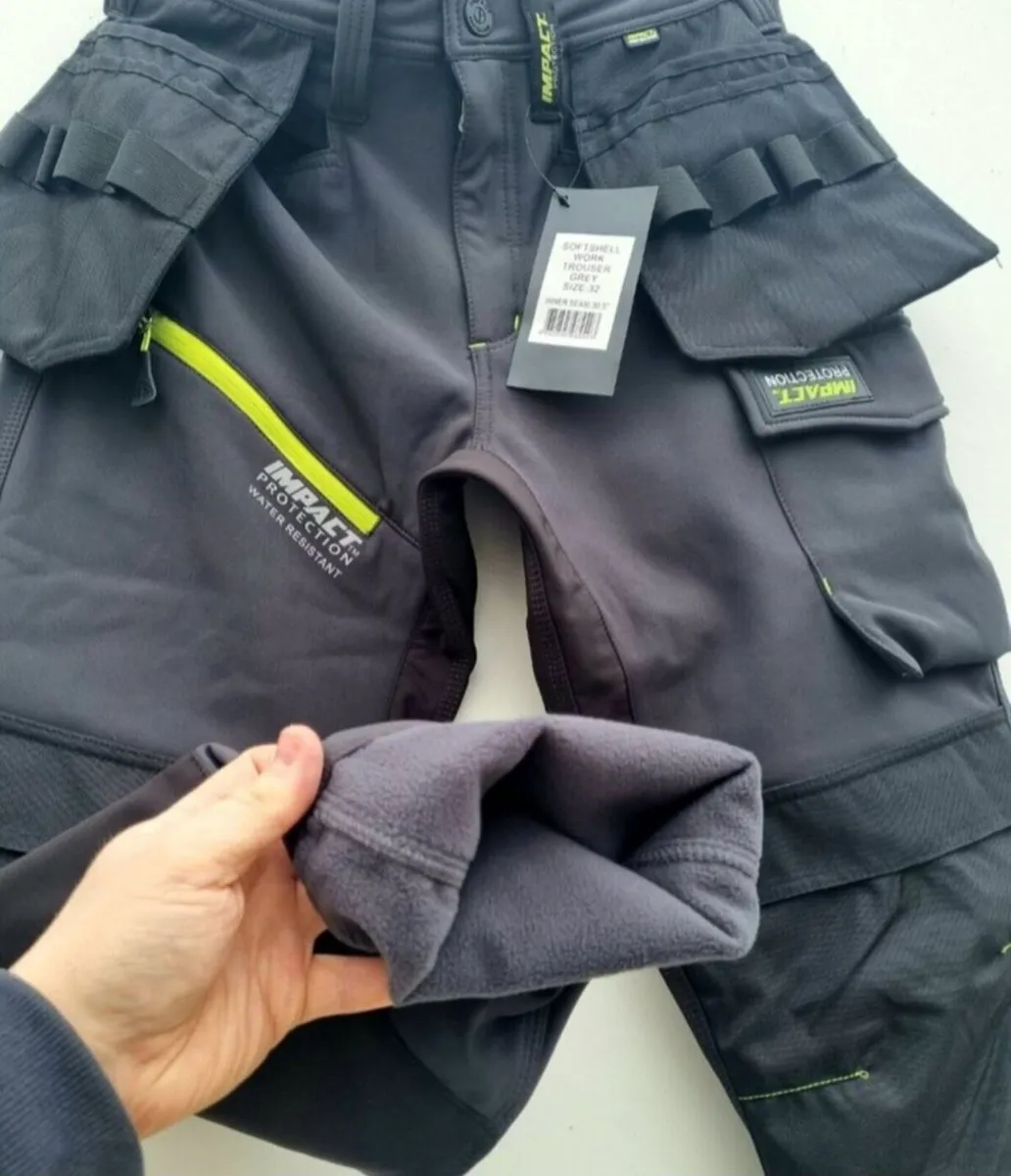 Soft shell fleece 🥶lined water resistant work - Image 2