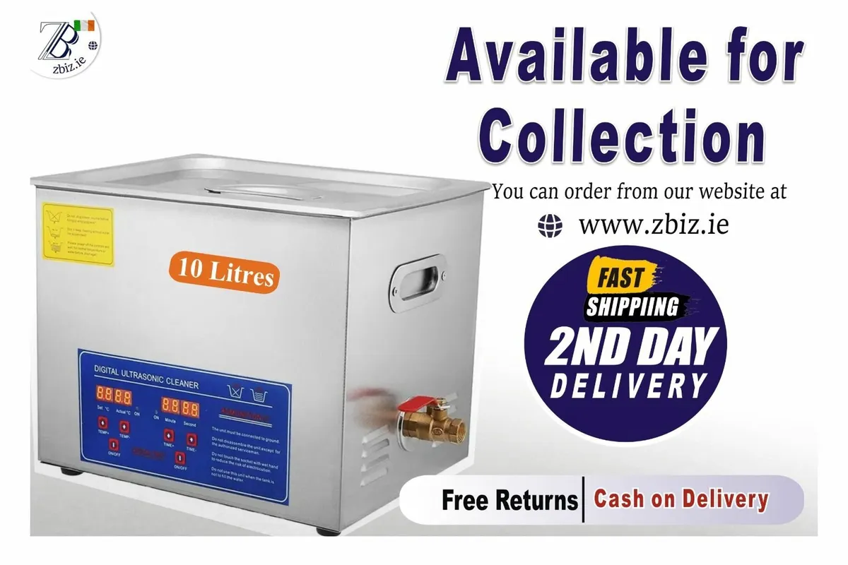 10L  Ultrasonic Cleaner Multifunctional Machine - Image 1