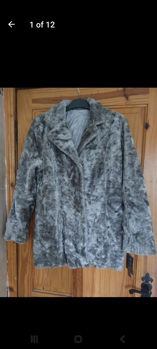 Faux fur reversible coat (free postage) - Image 1