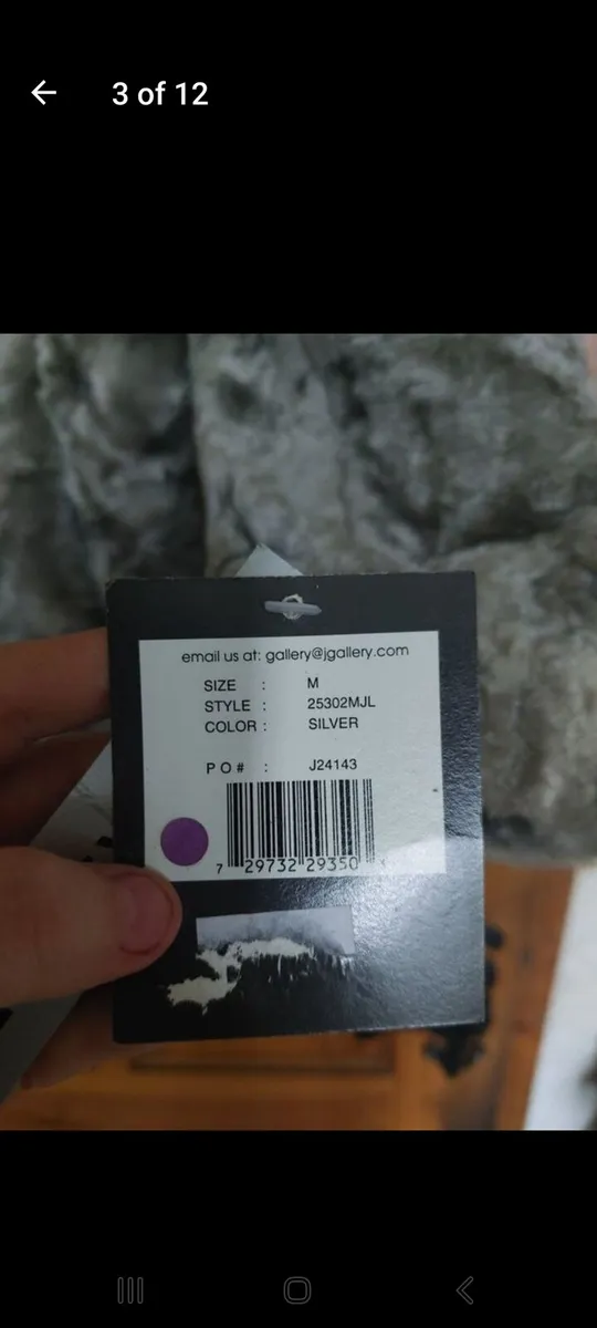 Faux fur reversible coat (free postage) - Image 3