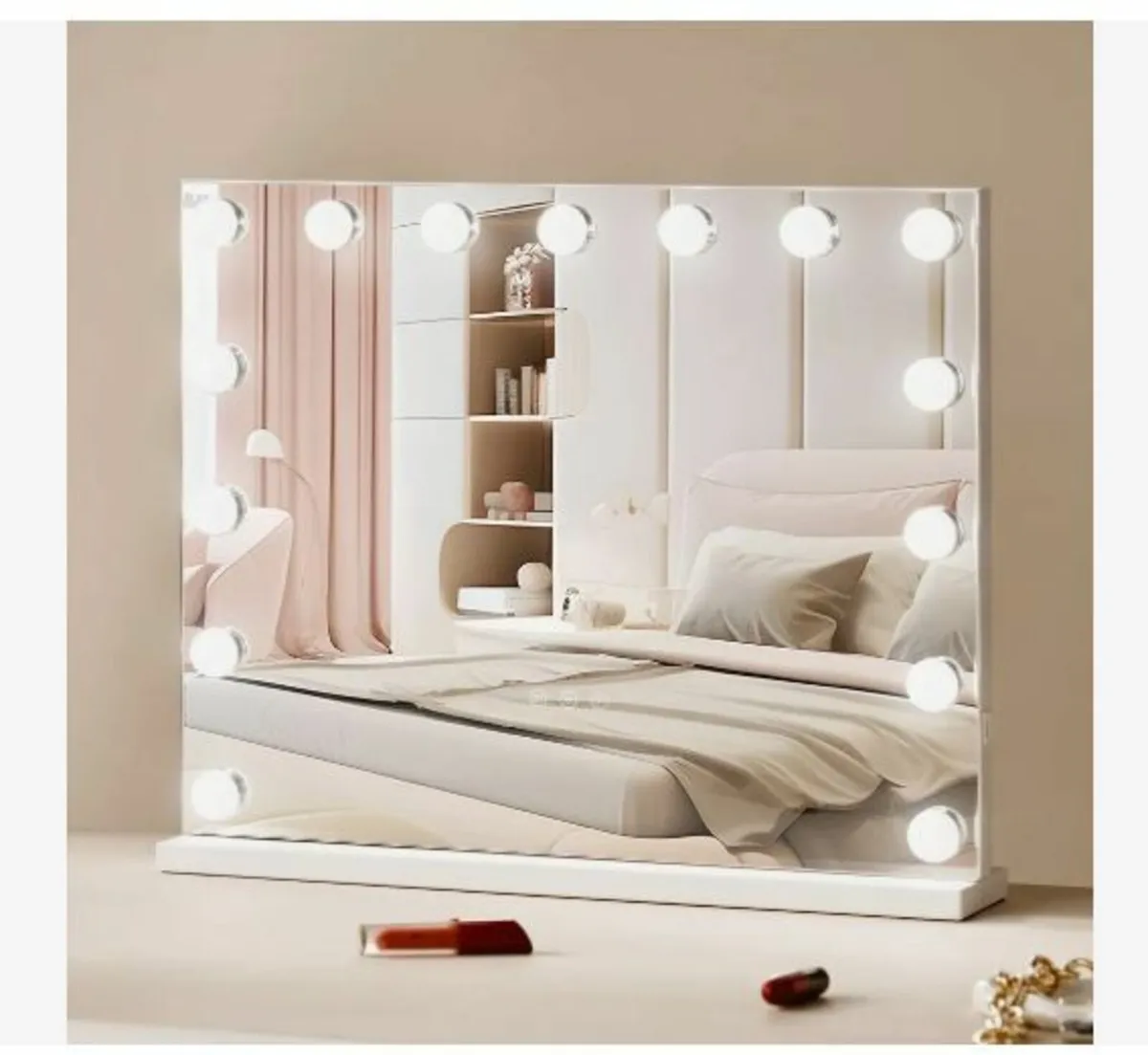 Hollywood Vanity Mirror With Lights - Image 3