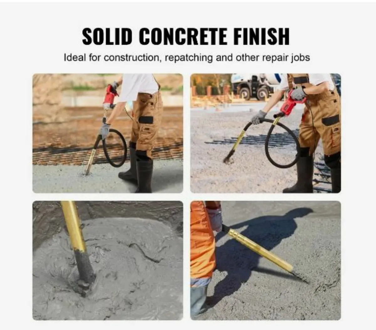 Handheld Concrete Vibrator, 960W - Image 2