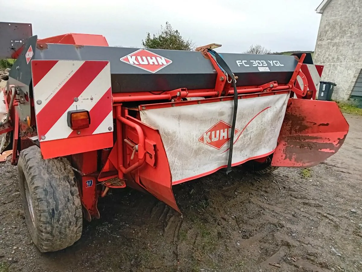 10ft Kuhn mower 303 YGL - Image 1