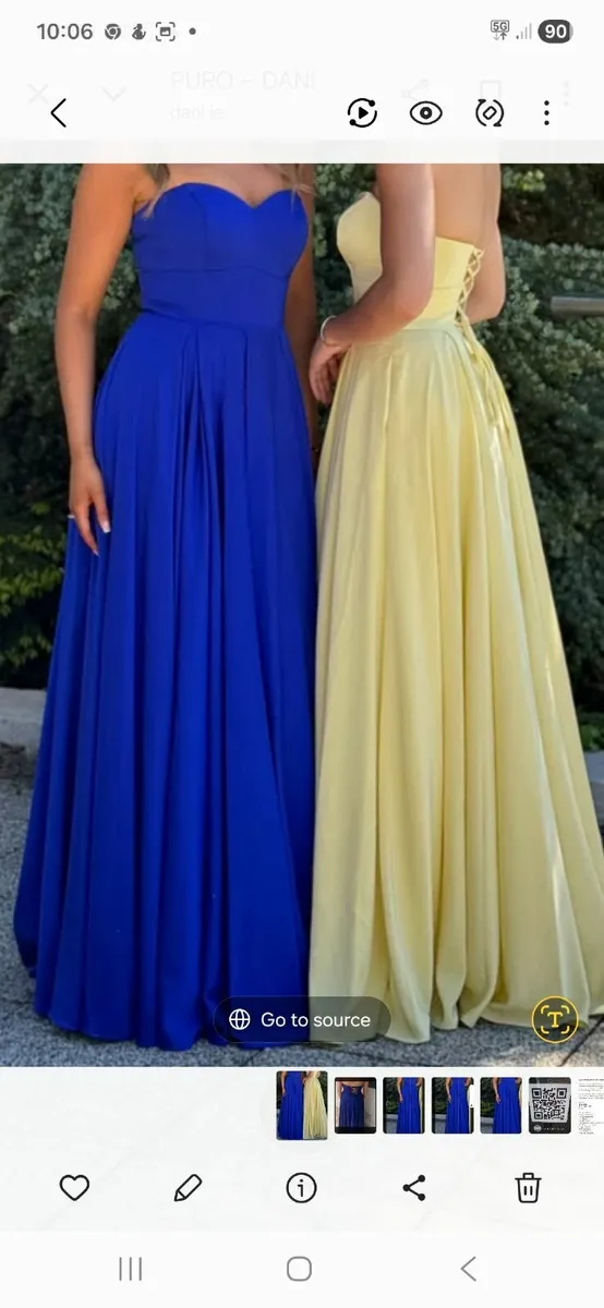 Debs dress from Dani's showroom - Image 1