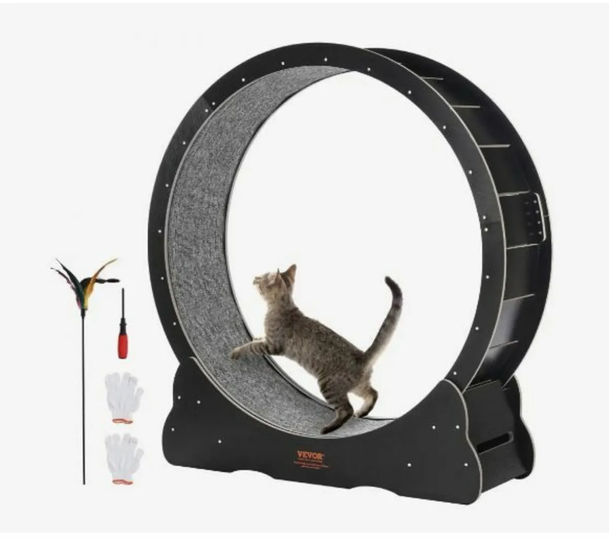 Wooden Cat Exercise Wheel - Image 1