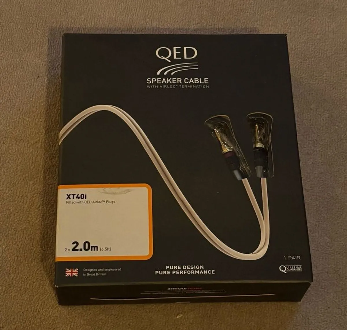 QED XT40i Speaker cable 2.0m - Image 1