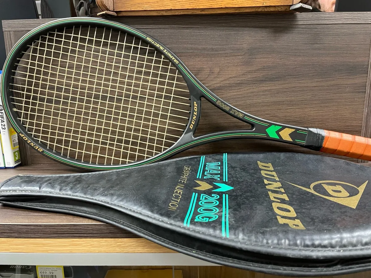 Vintage Dunlop Racket - Image 1