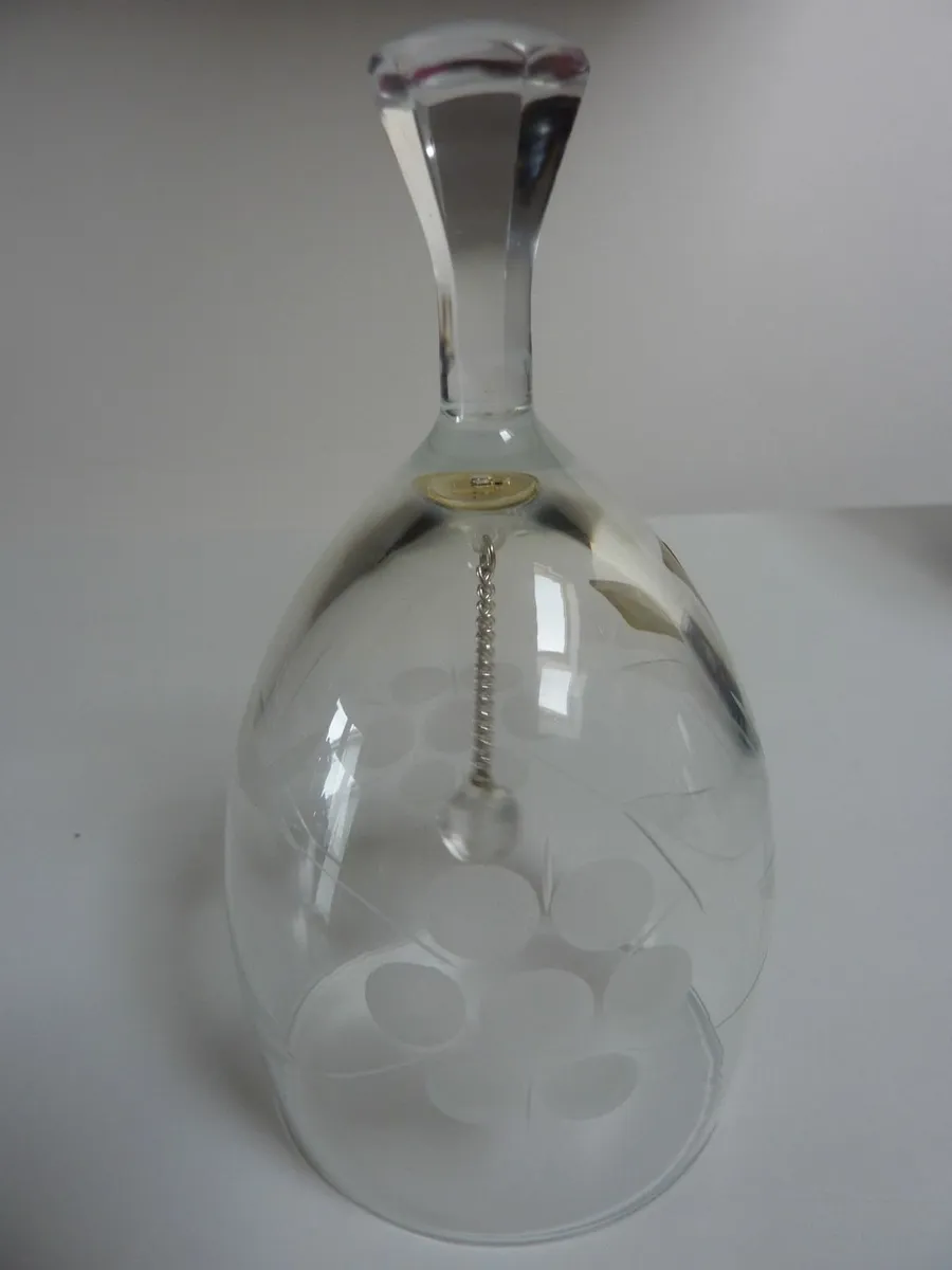 Vintage glass bell - Image 1