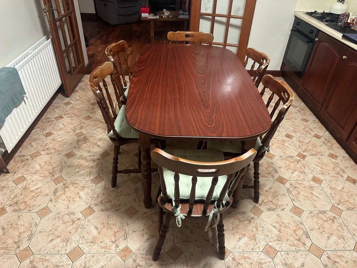 Dining table and chairs - Image 4