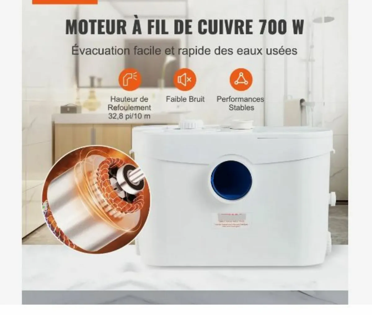 Macerator Pump, 700W - Image 2