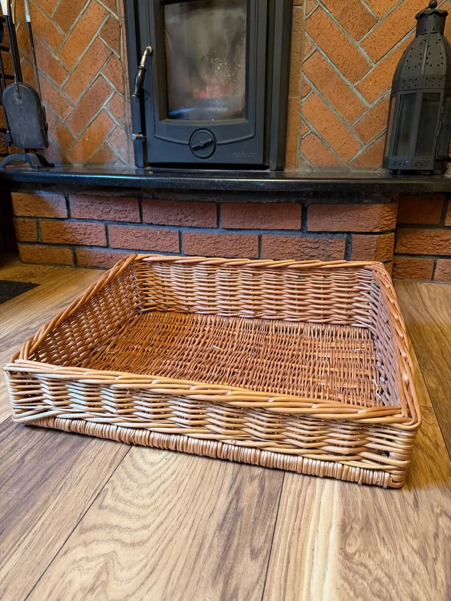 4 x Wicker Baskets - Image 3