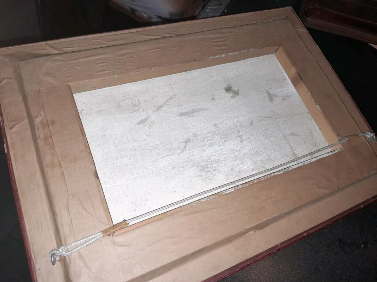 Clive Hughes oil painting on canvas - Image 4