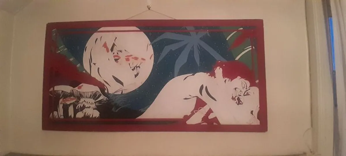 Large pop art paiting - Image 1