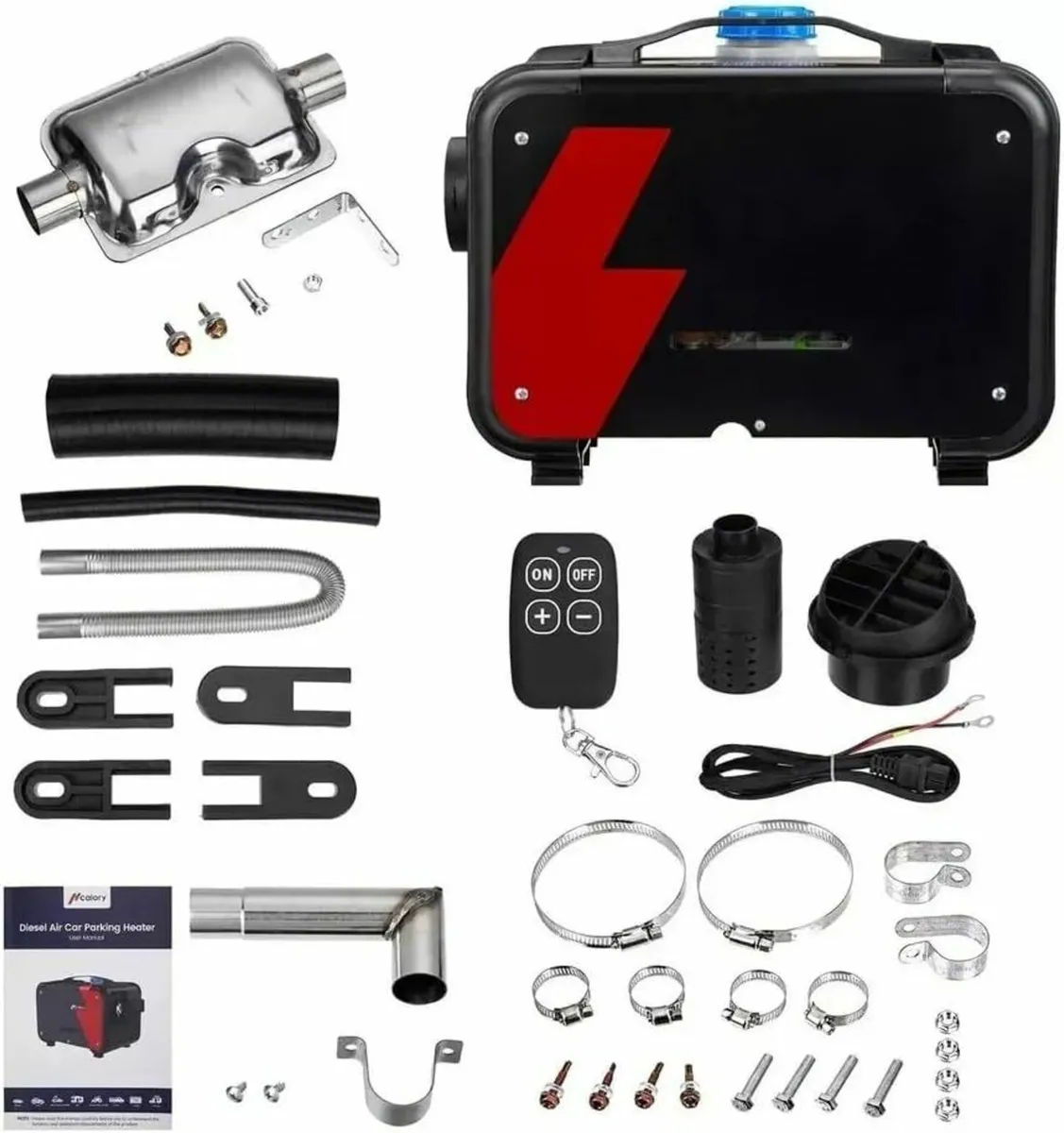 12V 8KW Diesel Air Heater Bluetooth LCD App Pro - Image 1