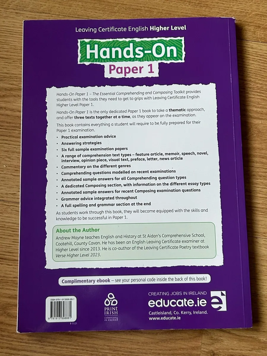 English Paper 1 Hands-On Textbook - Image 1