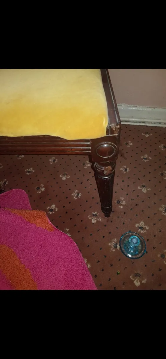 5 antique rosewood dining chair - Image 3