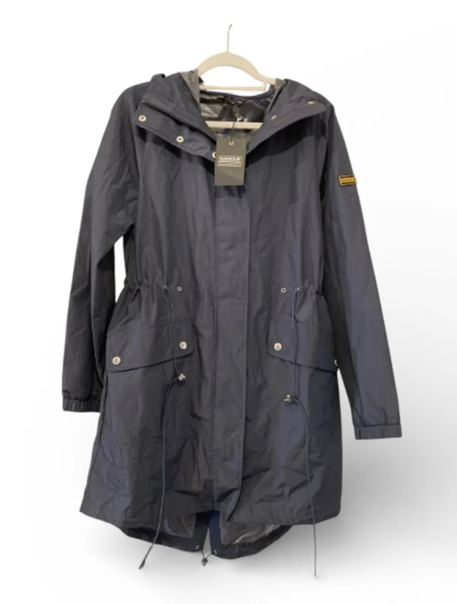 Barbour Womens Ladies Lightweight Jacket Sz10 Blue - Image 1