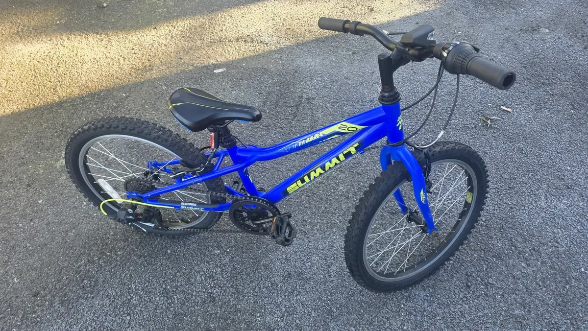 Kids Mountain Bike 20 Summit Shimano Gears Great C - Image 1