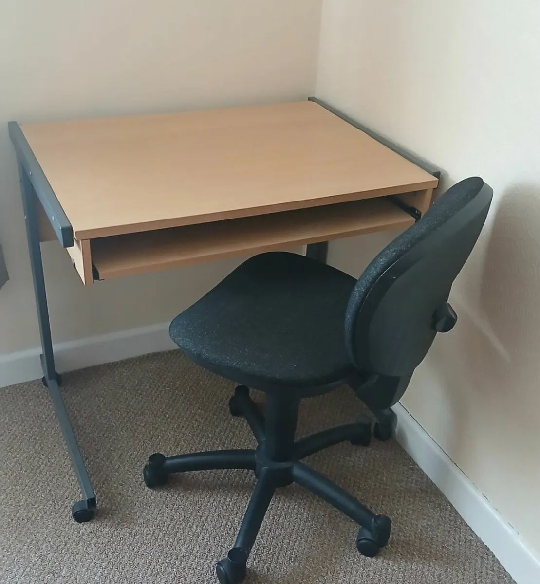 Desk & chair - Image 1