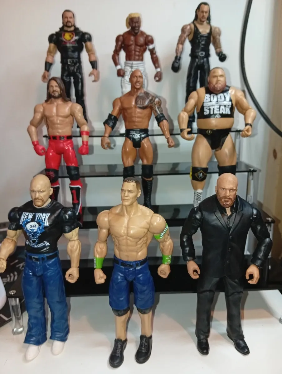 Collection of Basic Series Mattel WWE Wrestlers - Image 1