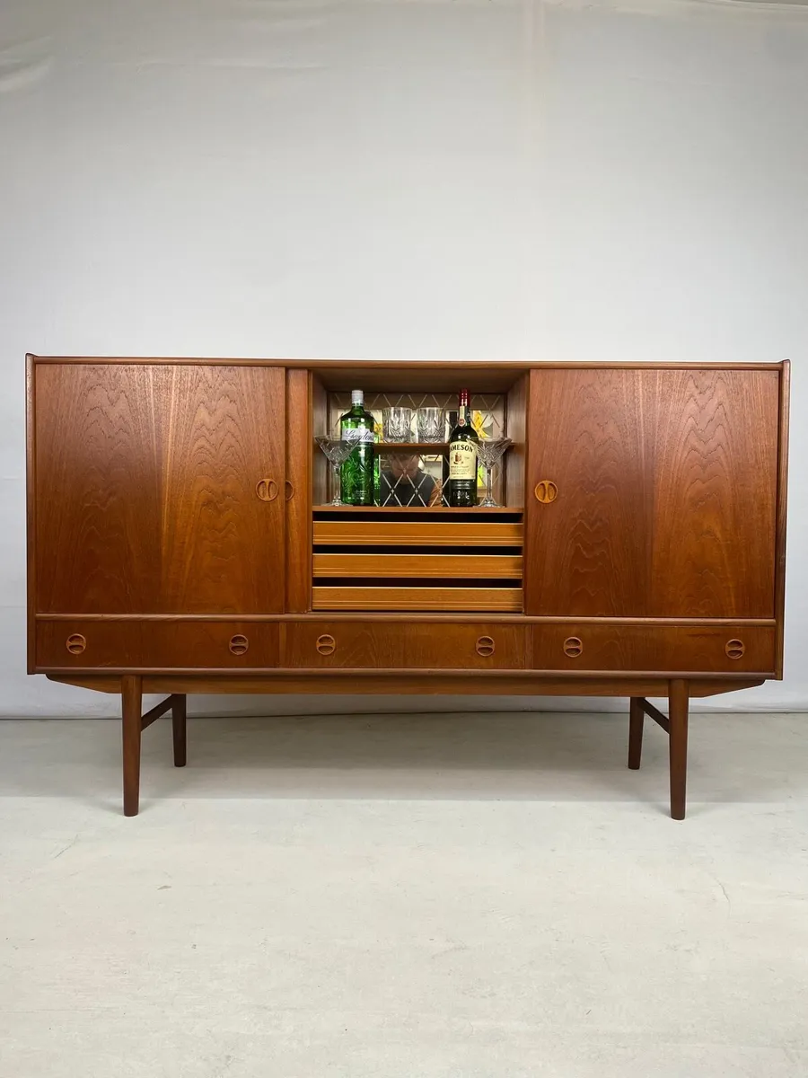 Mid Century Danish Teak Highboard - Image 2