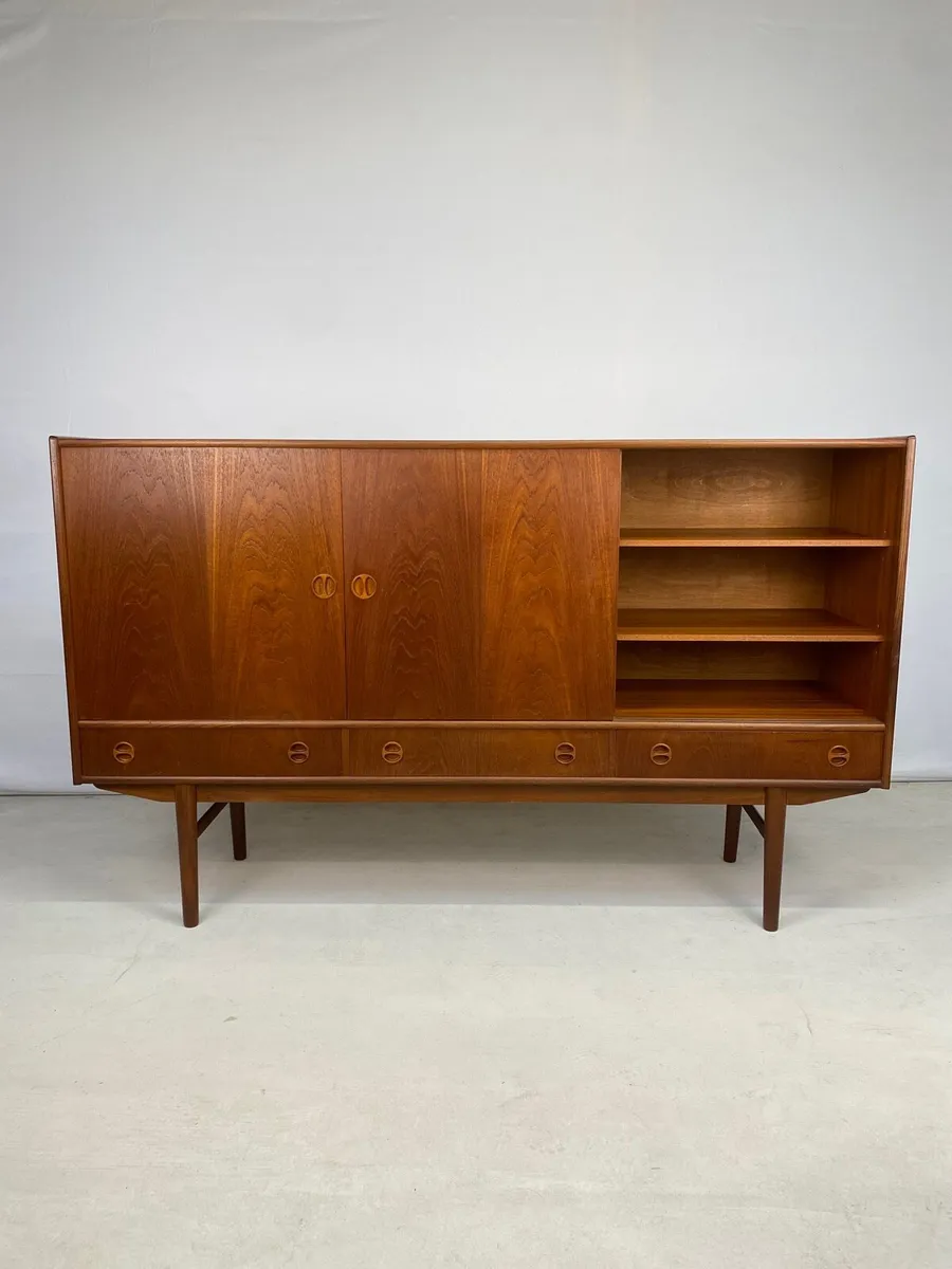 Mid Century Danish Teak Highboard - Image 3