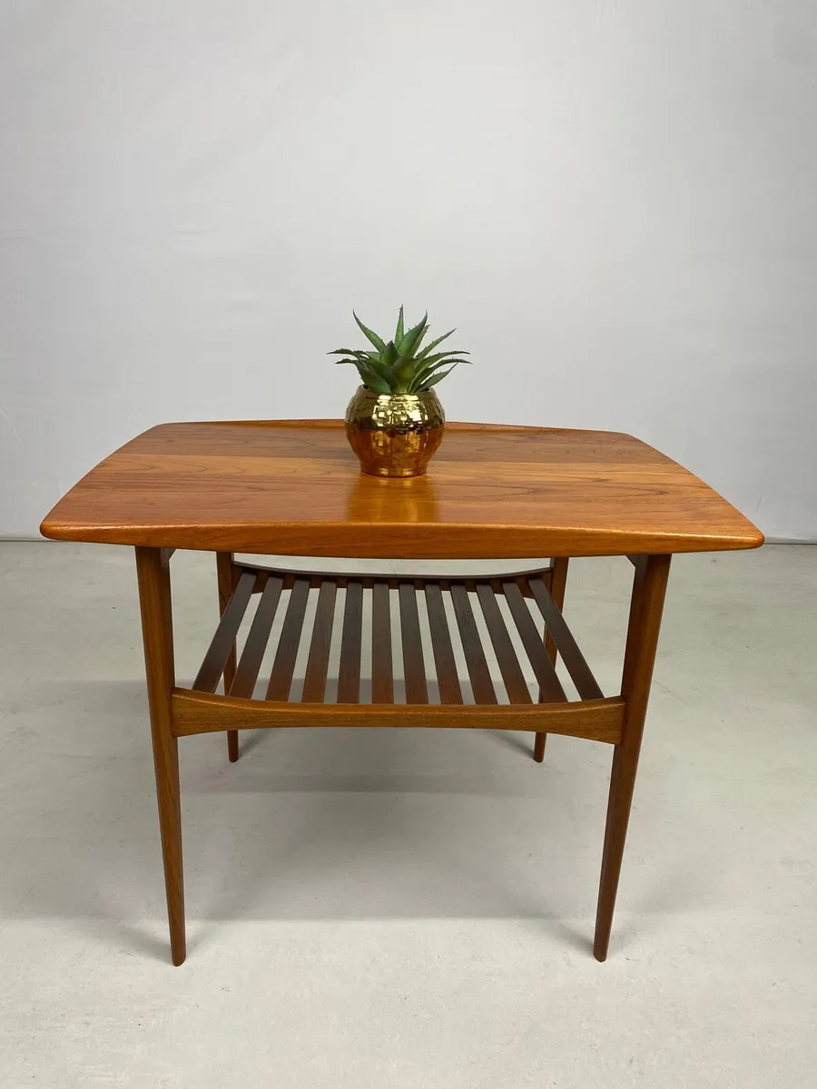 Mid Century Teak Danish Side Table - Image 1