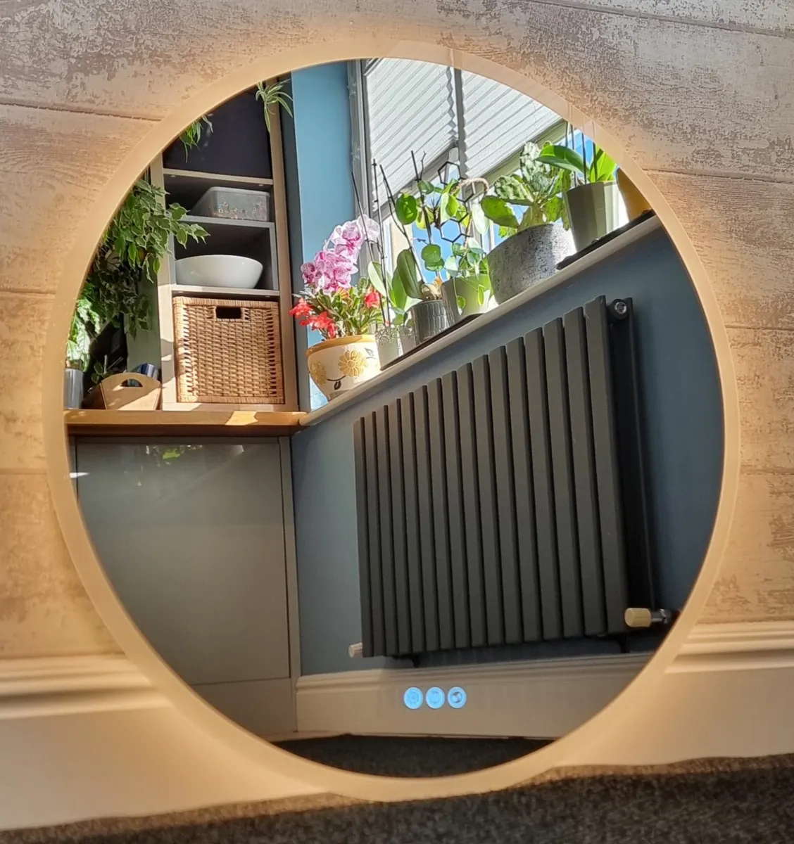 LED Bathroom Mirror 80x80cm - Image 2