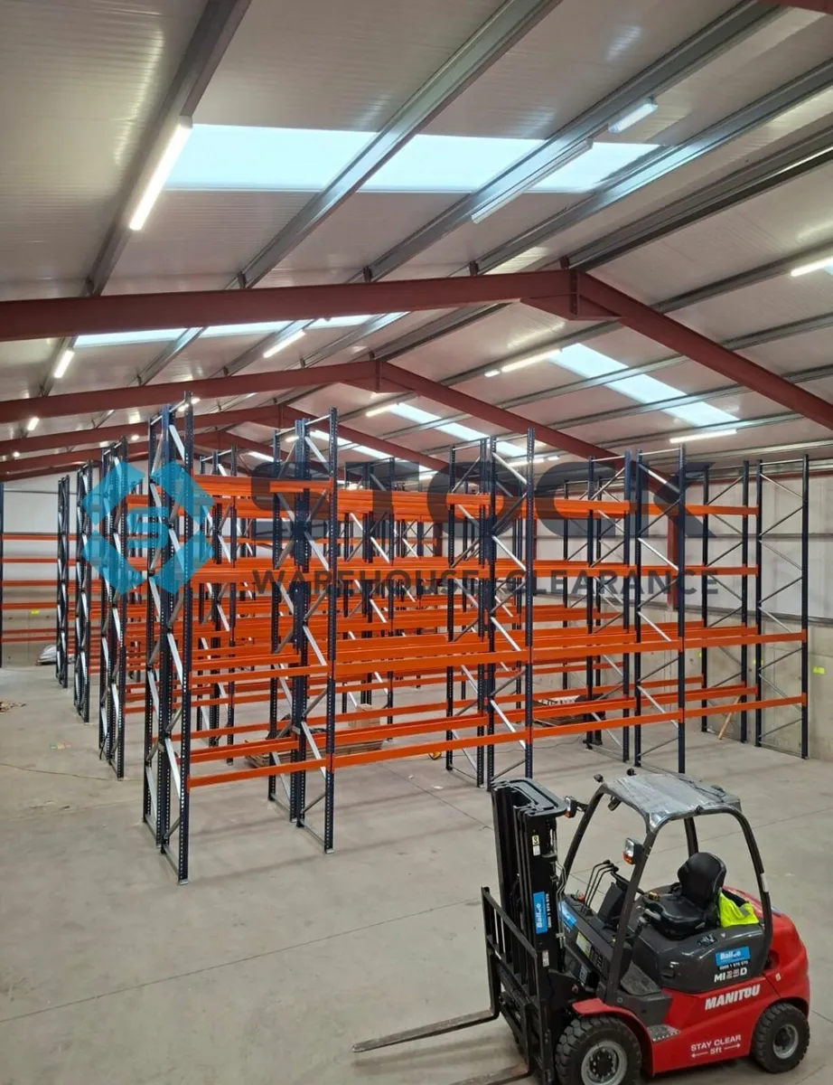 Large variety of warehouse pallet racking in stock - Image 1
