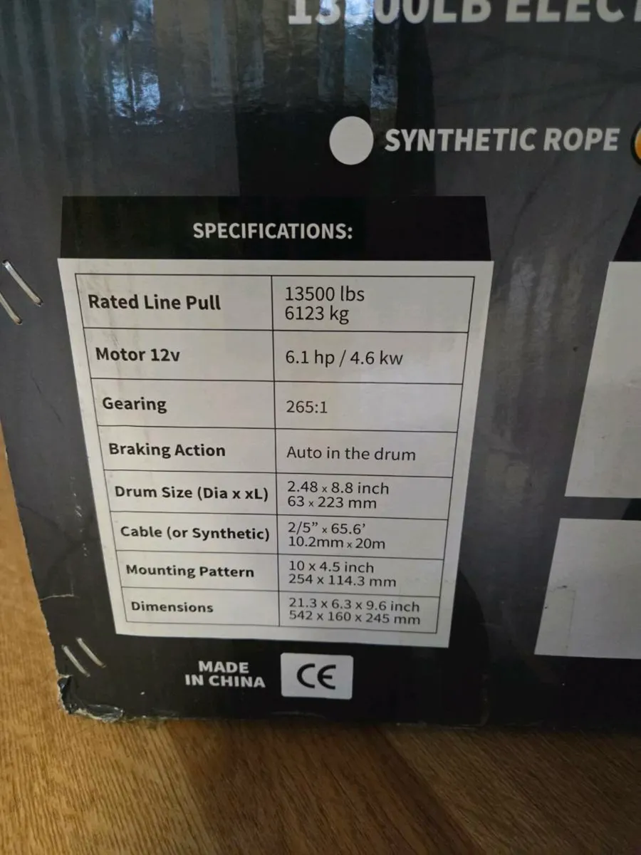 Phantom Stealth 135000lb winch - Image 2