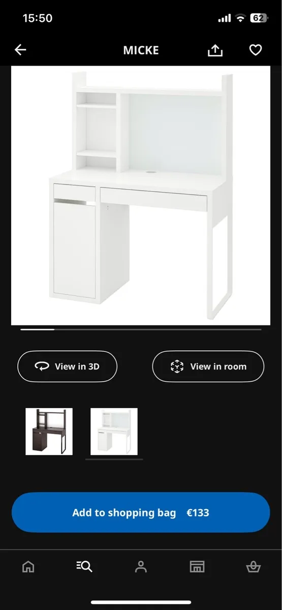 Desk & bed - Image 1