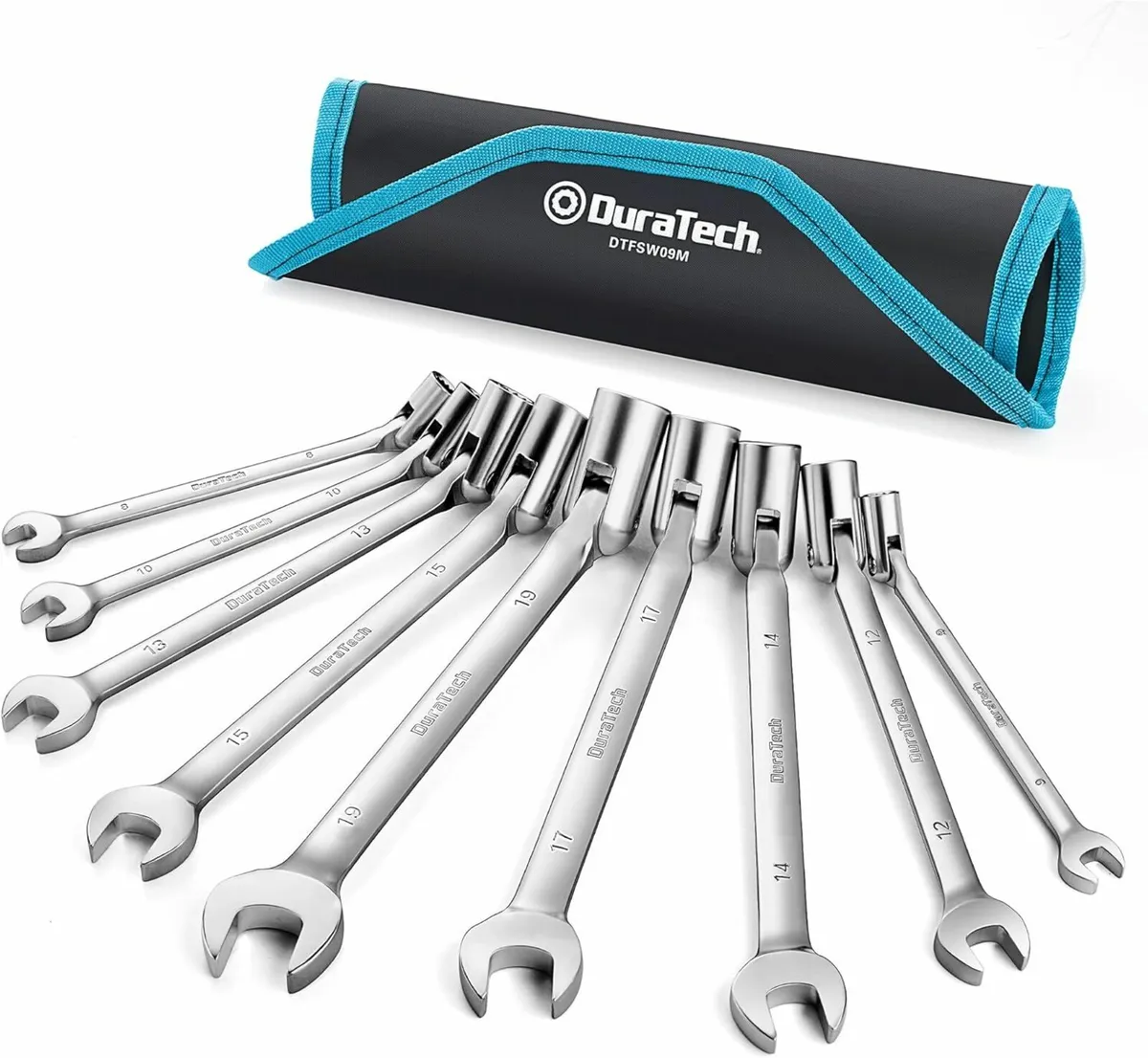 Flex-Head Socket Spanner Set, Dual-Head Combinatio