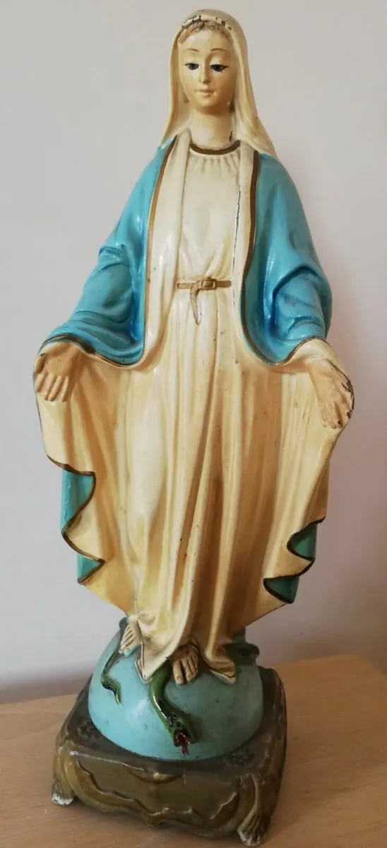 Religious statues Our Lady plaster, etc - Image 4