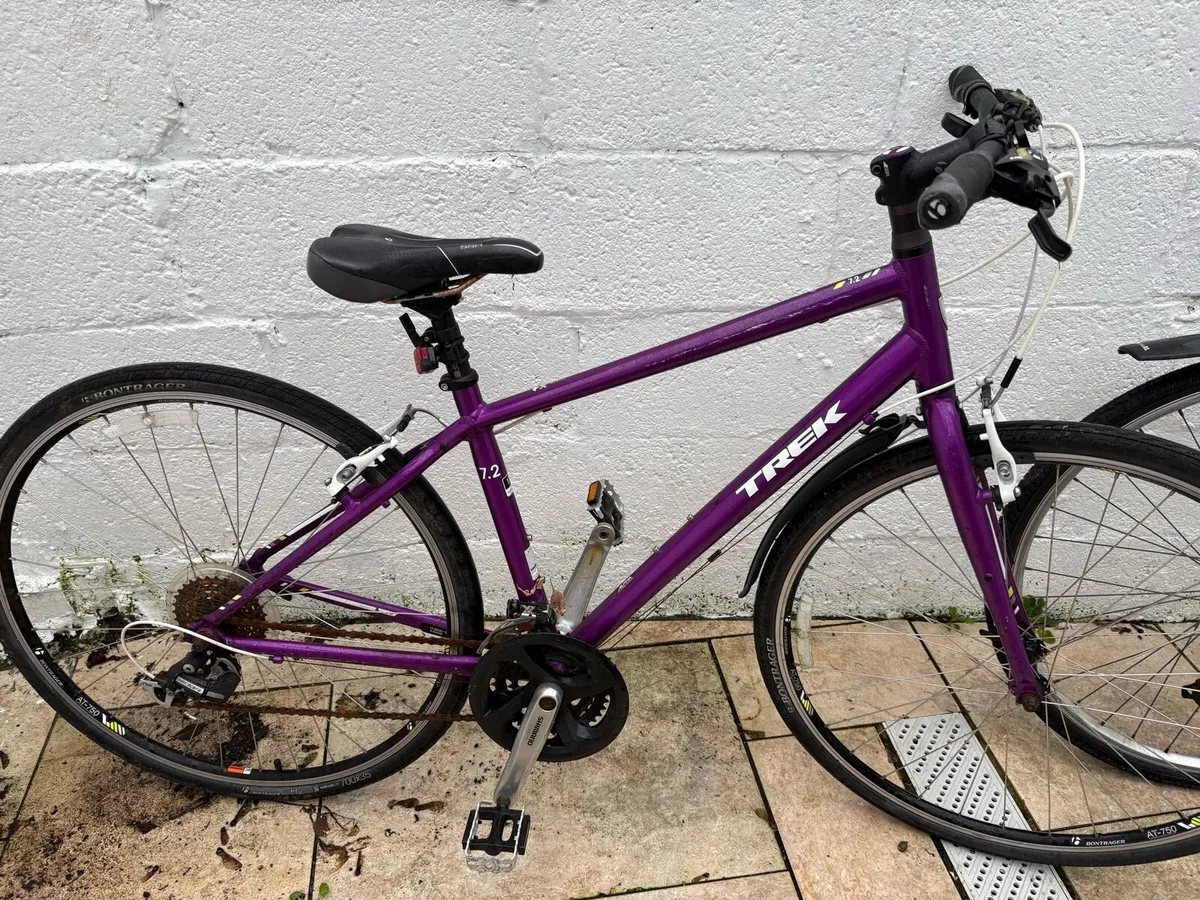 X 2 bikes in need of TLC with rain cover and pump - Image 3