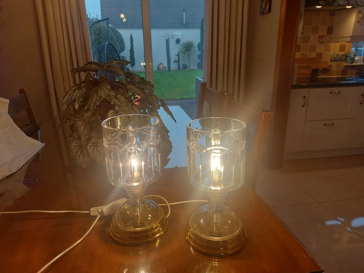 Waterford crystal lamps - Image 2